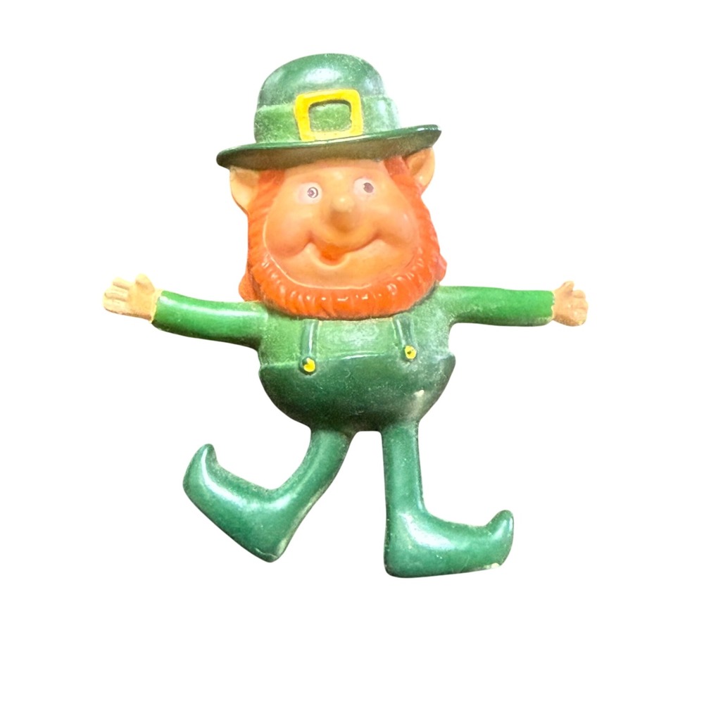 Vintage‎ Leprechaun Pin St Patricks Day Irish Figural Brooch